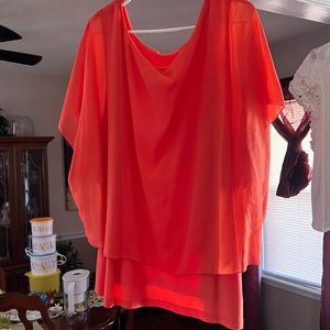 Cato’ s orange shirt size 26/28